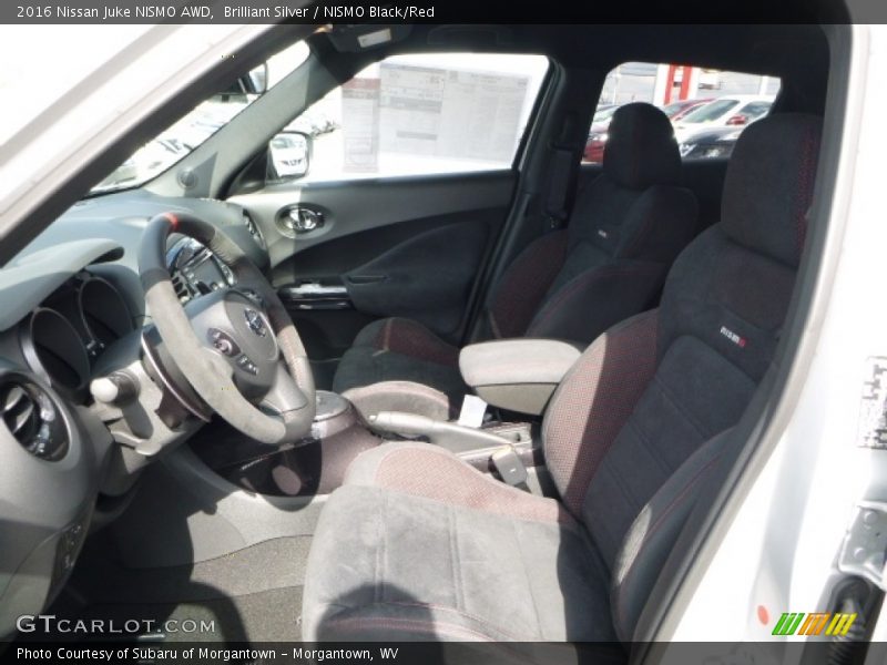 Brilliant Silver / NISMO Black/Red 2016 Nissan Juke NISMO AWD