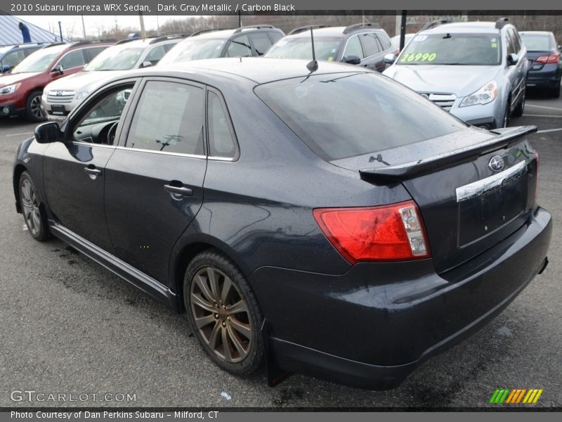Dark Gray Metallic / Carbon Black 2010 Subaru Impreza WRX Sedan