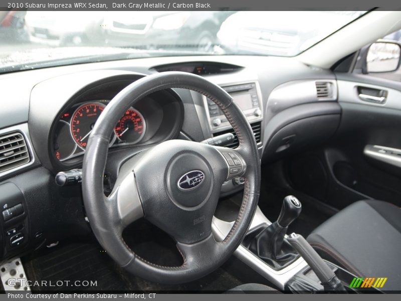 Dark Gray Metallic / Carbon Black 2010 Subaru Impreza WRX Sedan