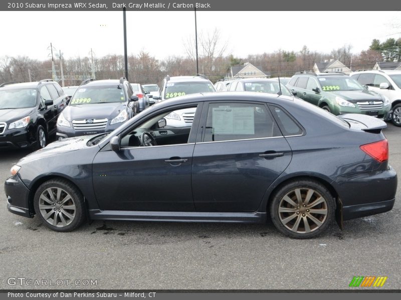 Dark Gray Metallic / Carbon Black 2010 Subaru Impreza WRX Sedan