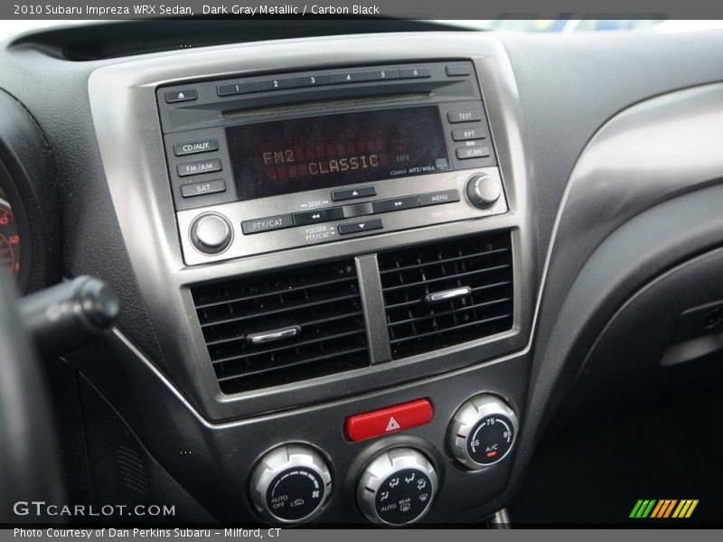 Dark Gray Metallic / Carbon Black 2010 Subaru Impreza WRX Sedan