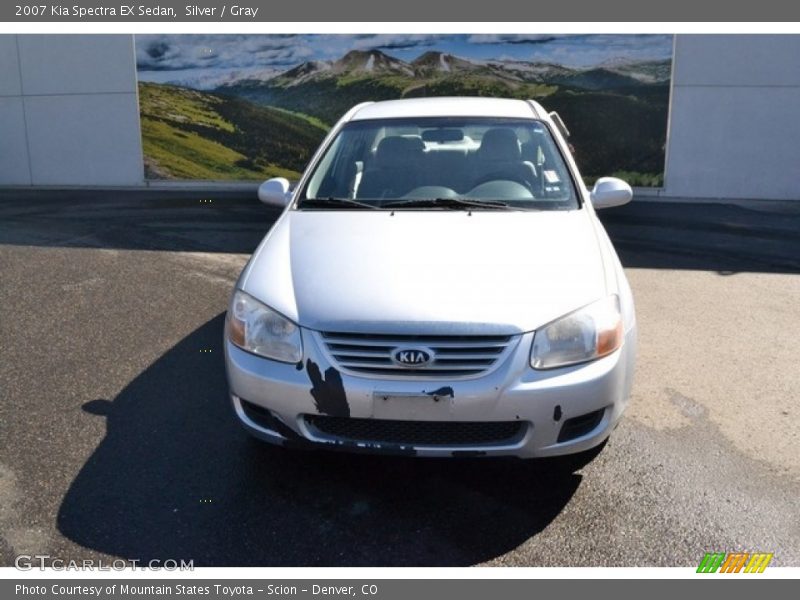 Silver / Gray 2007 Kia Spectra EX Sedan