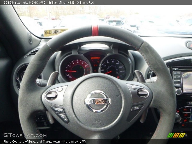 Brilliant Silver / NISMO Black/Red 2016 Nissan Juke NISMO AWD
