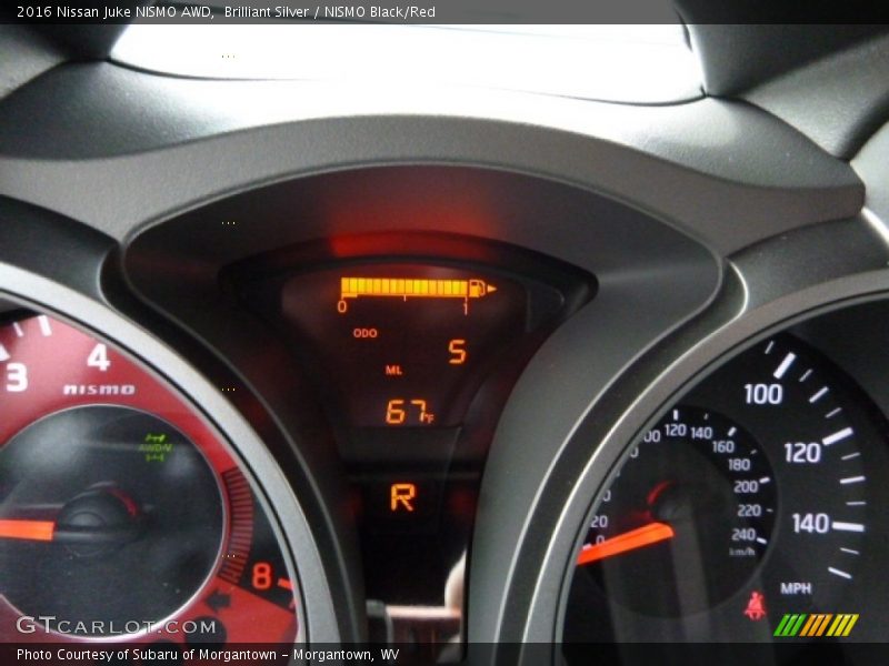 Brilliant Silver / NISMO Black/Red 2016 Nissan Juke NISMO AWD