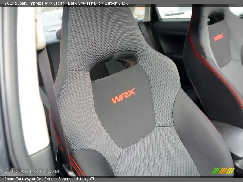 Dark Gray Metallic / Carbon Black 2010 Subaru Impreza WRX Sedan