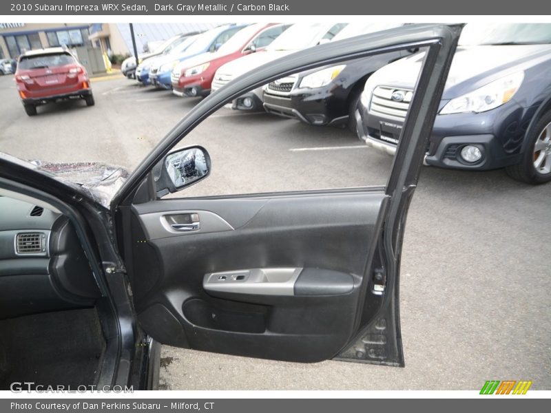 Dark Gray Metallic / Carbon Black 2010 Subaru Impreza WRX Sedan