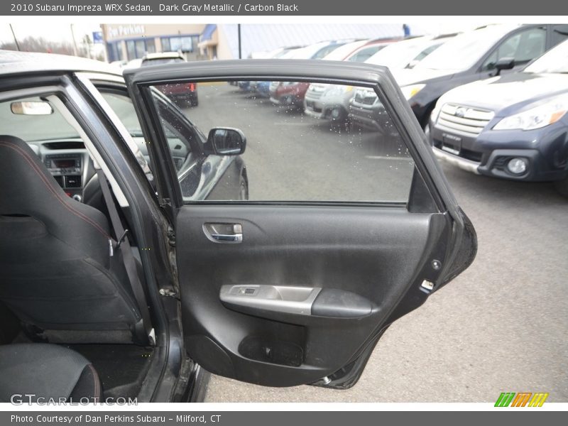 Dark Gray Metallic / Carbon Black 2010 Subaru Impreza WRX Sedan