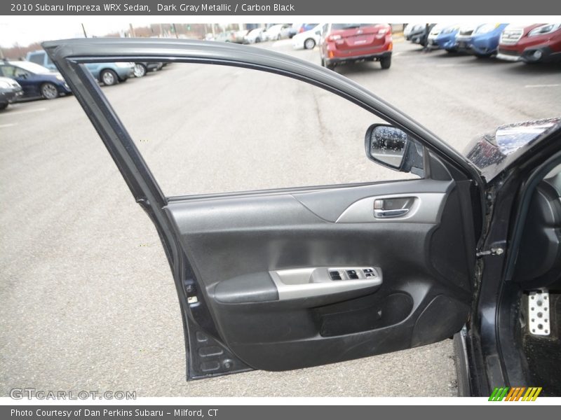 Dark Gray Metallic / Carbon Black 2010 Subaru Impreza WRX Sedan