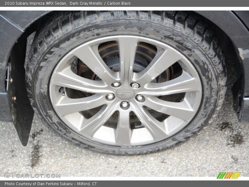 Dark Gray Metallic / Carbon Black 2010 Subaru Impreza WRX Sedan