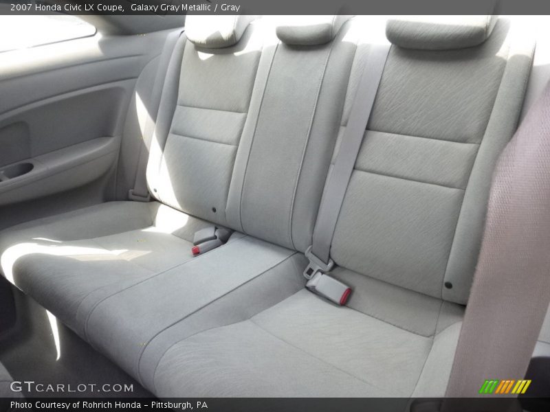 Galaxy Gray Metallic / Gray 2007 Honda Civic LX Coupe