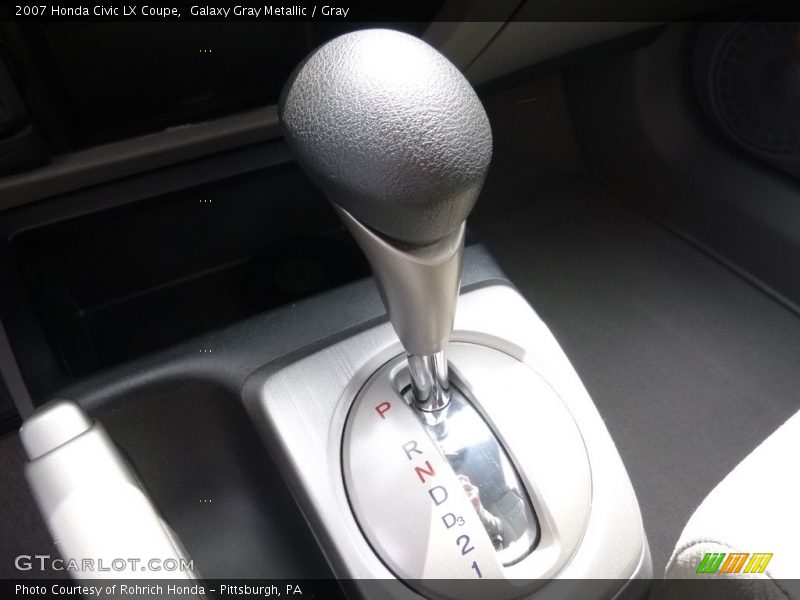 Galaxy Gray Metallic / Gray 2007 Honda Civic LX Coupe