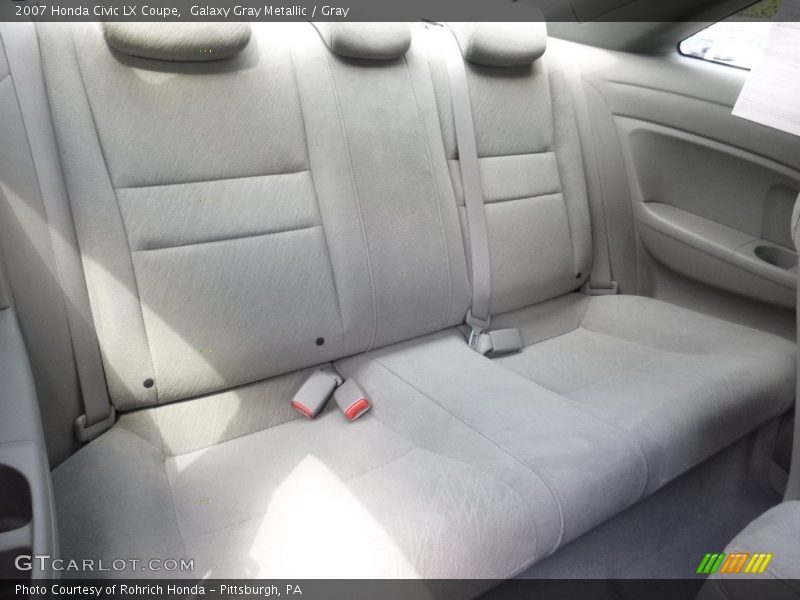 Galaxy Gray Metallic / Gray 2007 Honda Civic LX Coupe