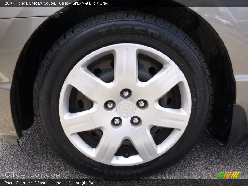 Galaxy Gray Metallic / Gray 2007 Honda Civic LX Coupe