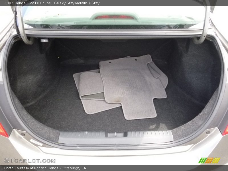 Galaxy Gray Metallic / Gray 2007 Honda Civic LX Coupe