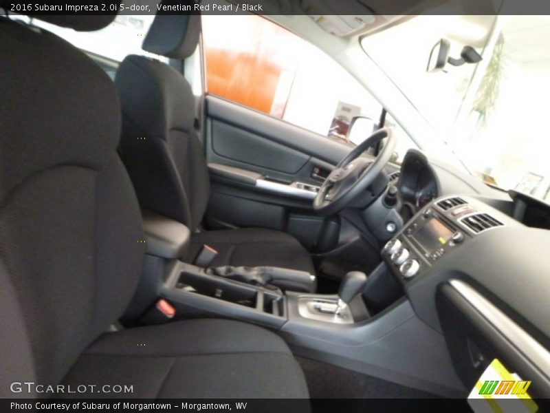 Venetian Red Pearl / Black 2016 Subaru Impreza 2.0i 5-door