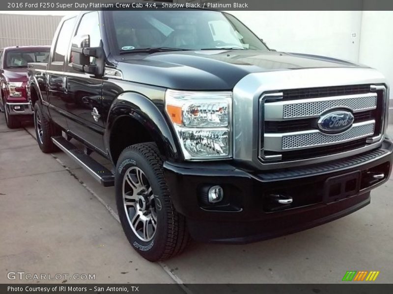 Shadow Black / Platinum Black 2016 Ford F250 Super Duty Platinum Crew Cab 4x4