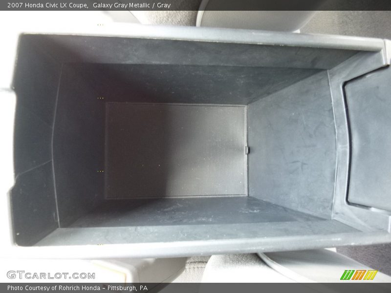 Galaxy Gray Metallic / Gray 2007 Honda Civic LX Coupe
