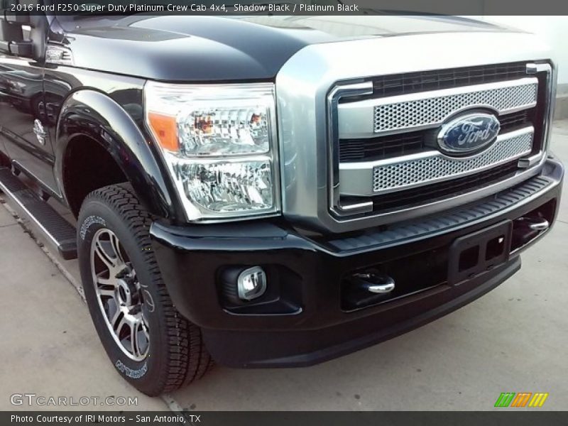 Shadow Black / Platinum Black 2016 Ford F250 Super Duty Platinum Crew Cab 4x4