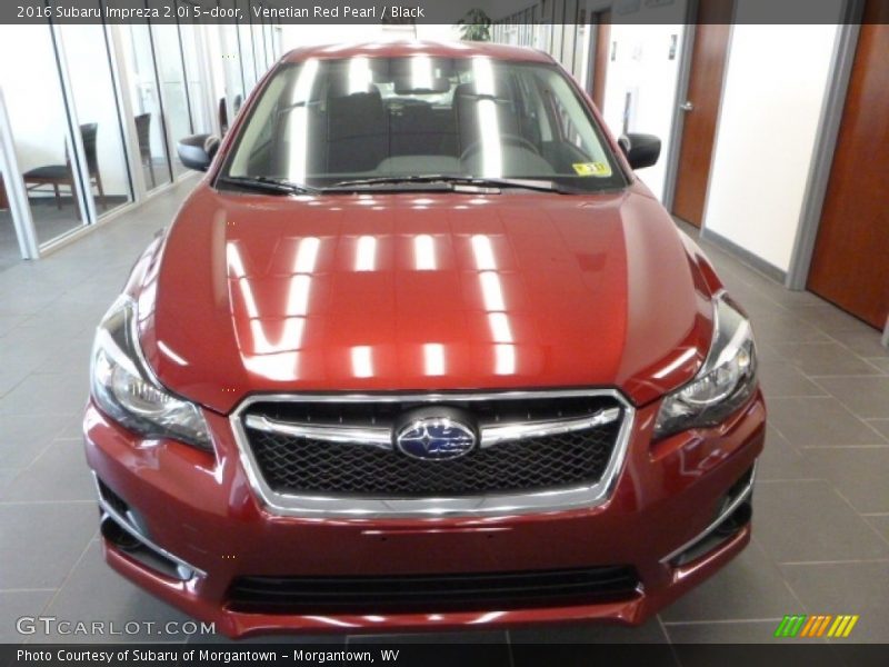 Venetian Red Pearl / Black 2016 Subaru Impreza 2.0i 5-door