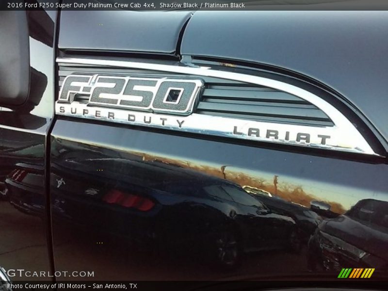 Shadow Black / Platinum Black 2016 Ford F250 Super Duty Platinum Crew Cab 4x4