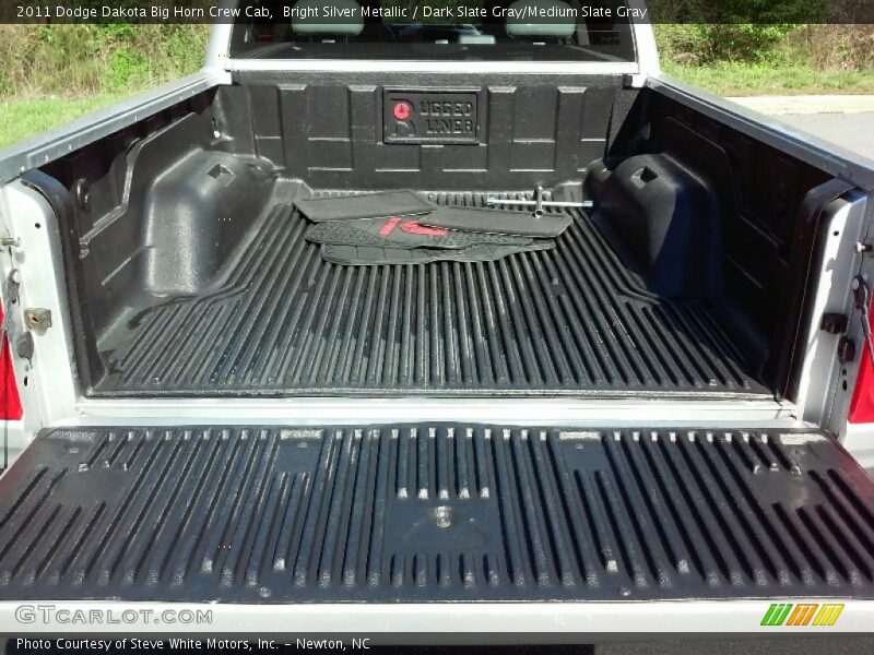 Bright Silver Metallic / Dark Slate Gray/Medium Slate Gray 2011 Dodge Dakota Big Horn Crew Cab