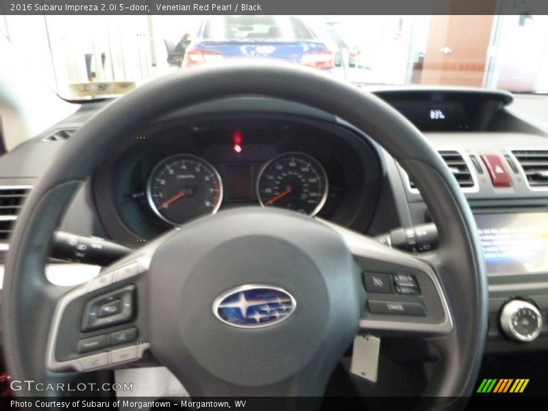 Venetian Red Pearl / Black 2016 Subaru Impreza 2.0i 5-door