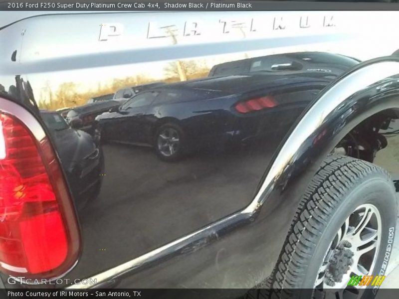 Shadow Black / Platinum Black 2016 Ford F250 Super Duty Platinum Crew Cab 4x4