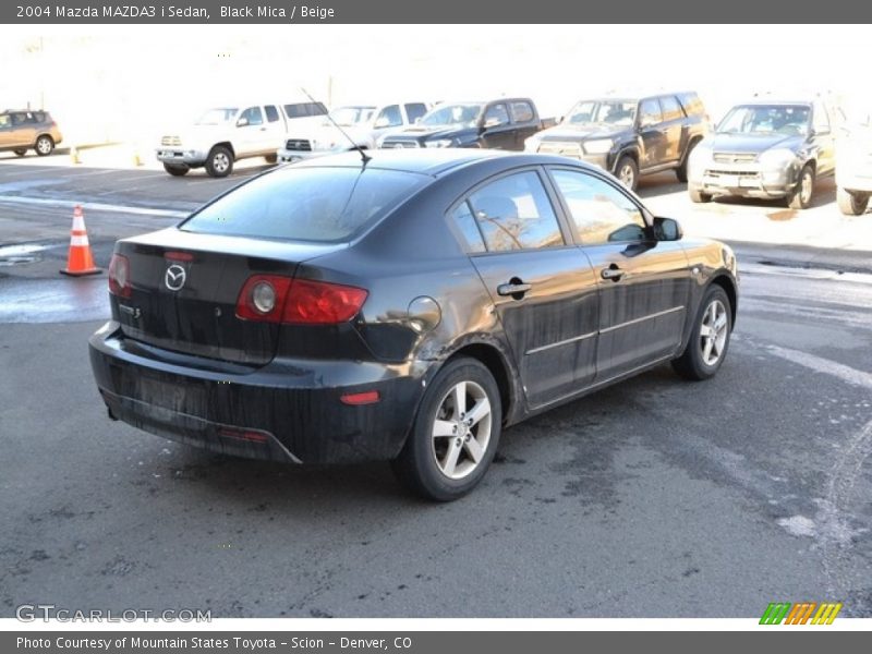Black Mica / Beige 2004 Mazda MAZDA3 i Sedan
