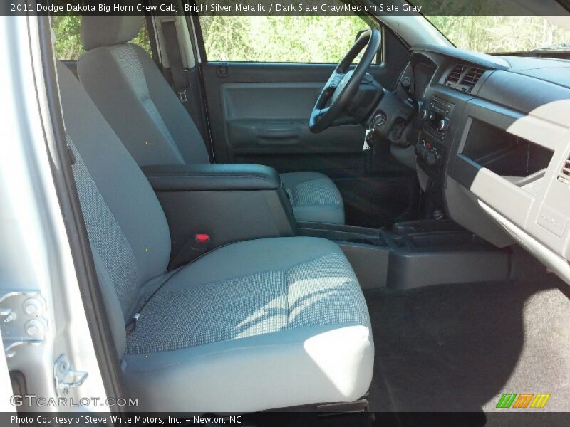 Bright Silver Metallic / Dark Slate Gray/Medium Slate Gray 2011 Dodge Dakota Big Horn Crew Cab
