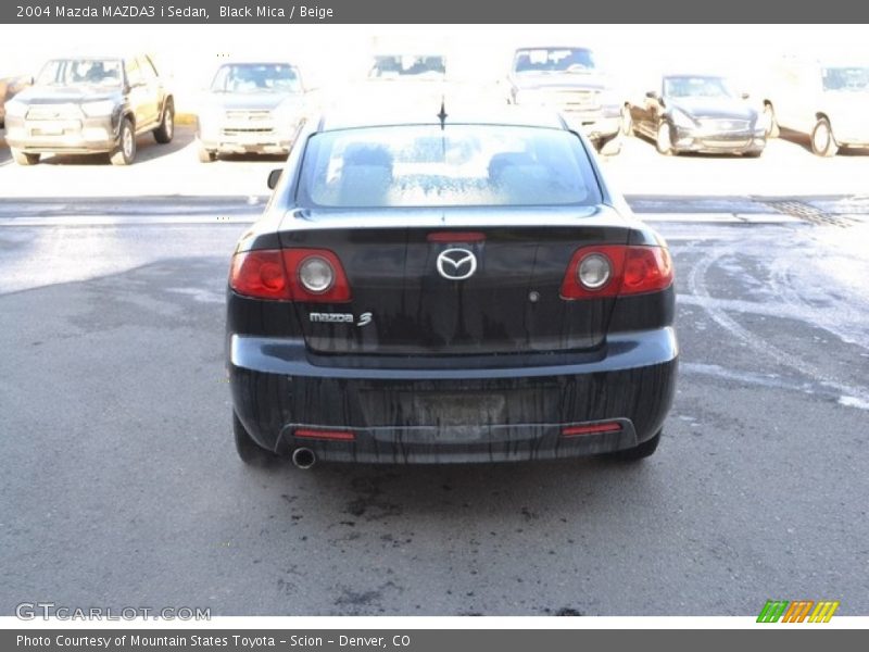 Black Mica / Beige 2004 Mazda MAZDA3 i Sedan