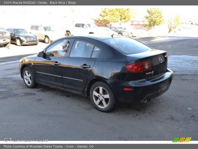 Black Mica / Beige 2004 Mazda MAZDA3 i Sedan