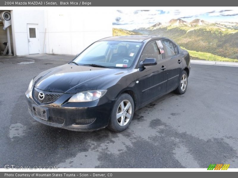 Black Mica / Beige 2004 Mazda MAZDA3 i Sedan