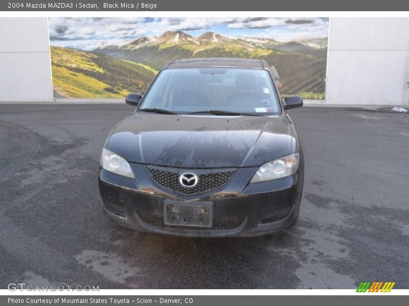 Black Mica / Beige 2004 Mazda MAZDA3 i Sedan
