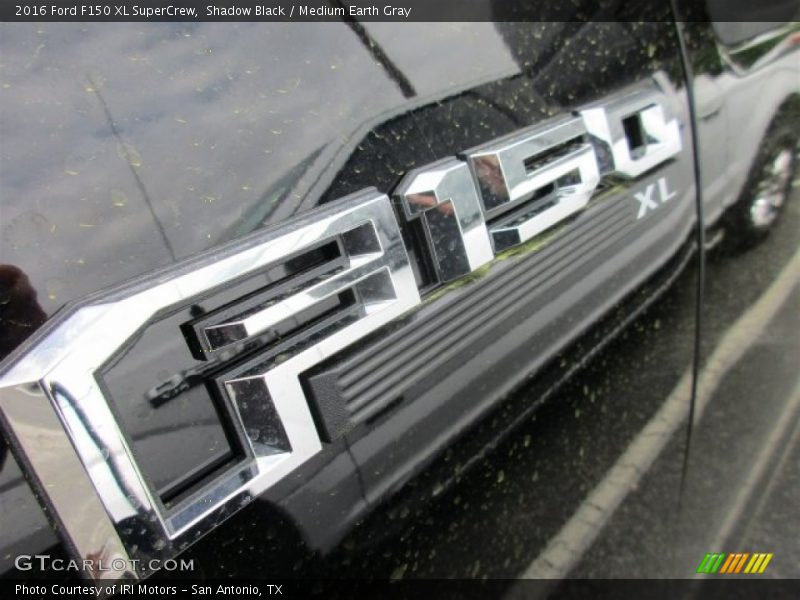 Shadow Black / Medium Earth Gray 2016 Ford F150 XL SuperCrew