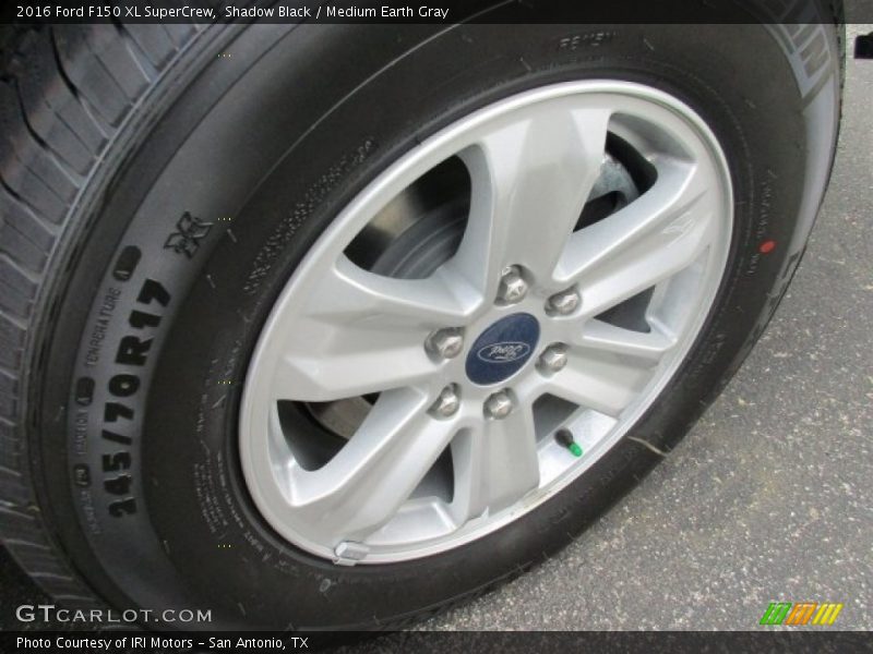 Shadow Black / Medium Earth Gray 2016 Ford F150 XL SuperCrew