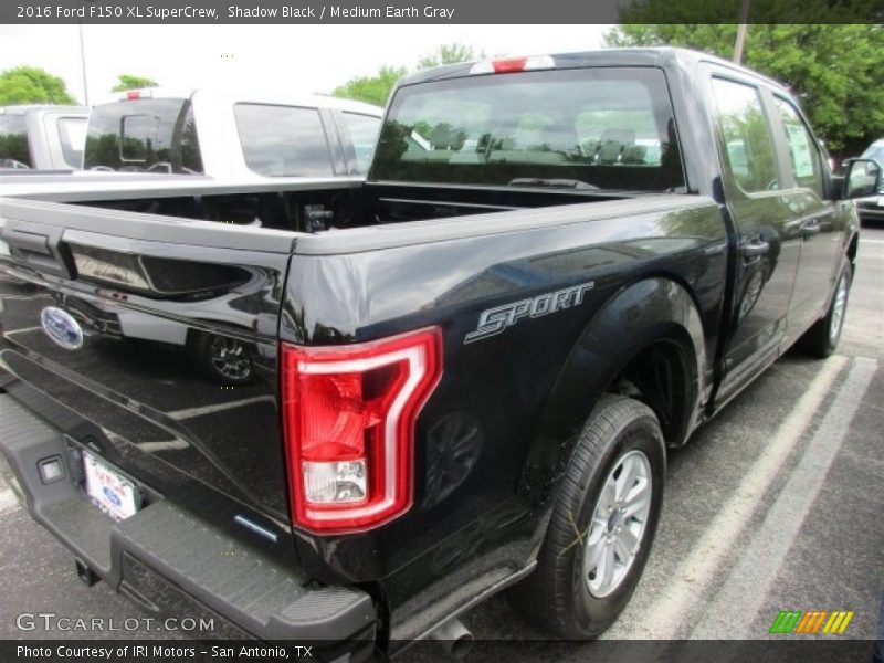 Shadow Black / Medium Earth Gray 2016 Ford F150 XL SuperCrew
