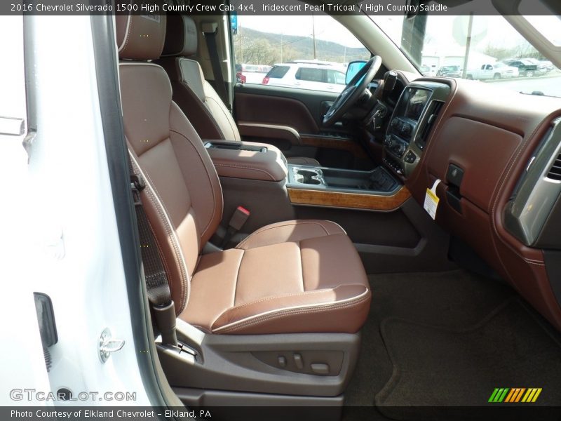 Front Seat of 2016 Silverado 1500 High Country Crew Cab 4x4