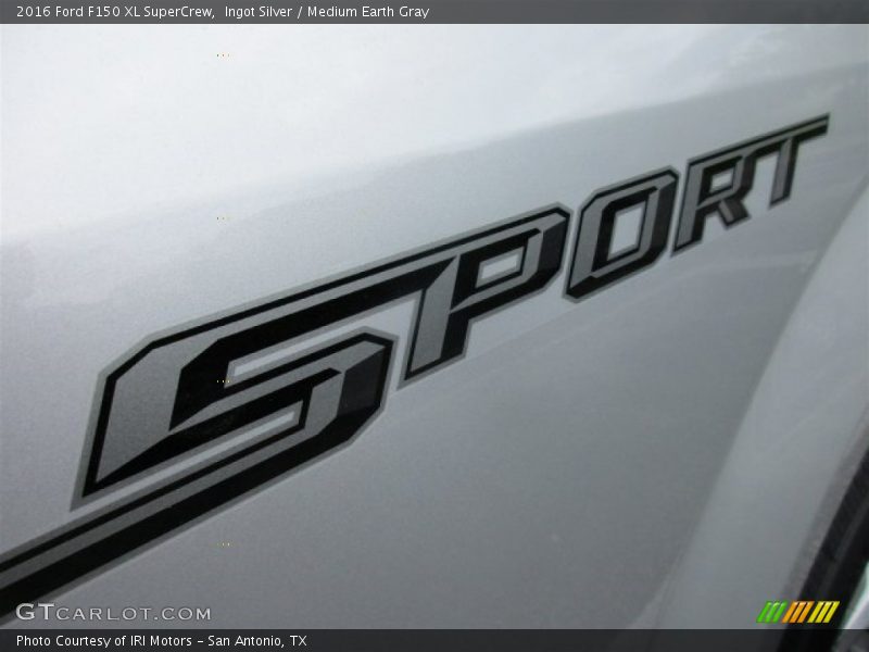 Ingot Silver / Medium Earth Gray 2016 Ford F150 XL SuperCrew