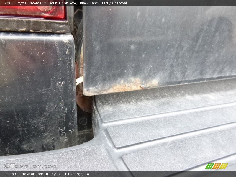 Black Sand Pearl / Charcoal 2003 Toyota Tacoma V6 Double Cab 4x4