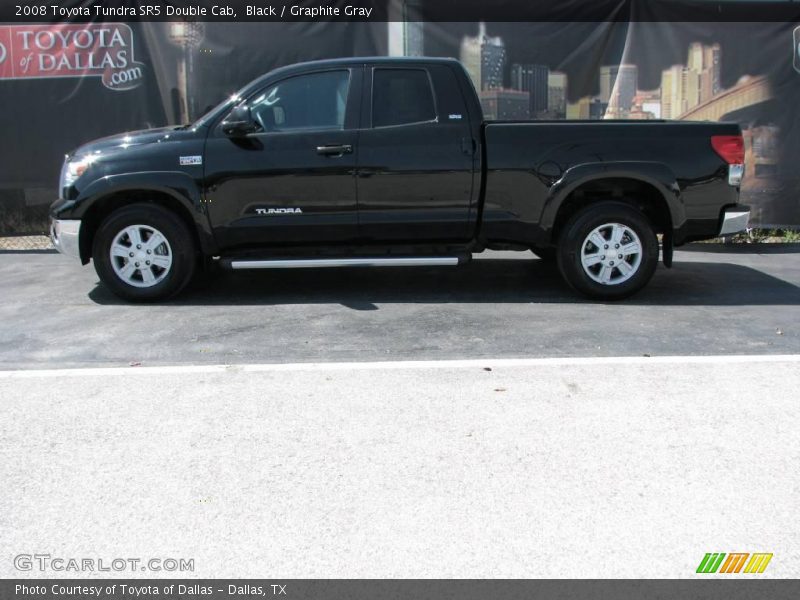 Black / Graphite Gray 2008 Toyota Tundra SR5 Double Cab