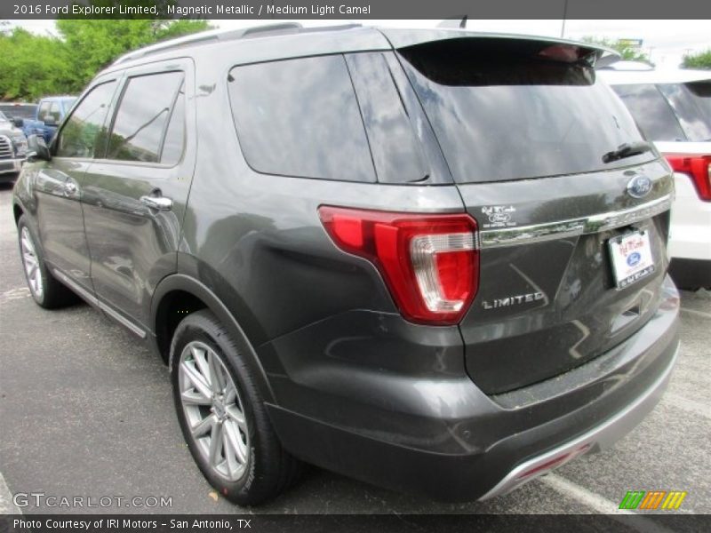 Magnetic Metallic / Medium Light Camel 2016 Ford Explorer Limited