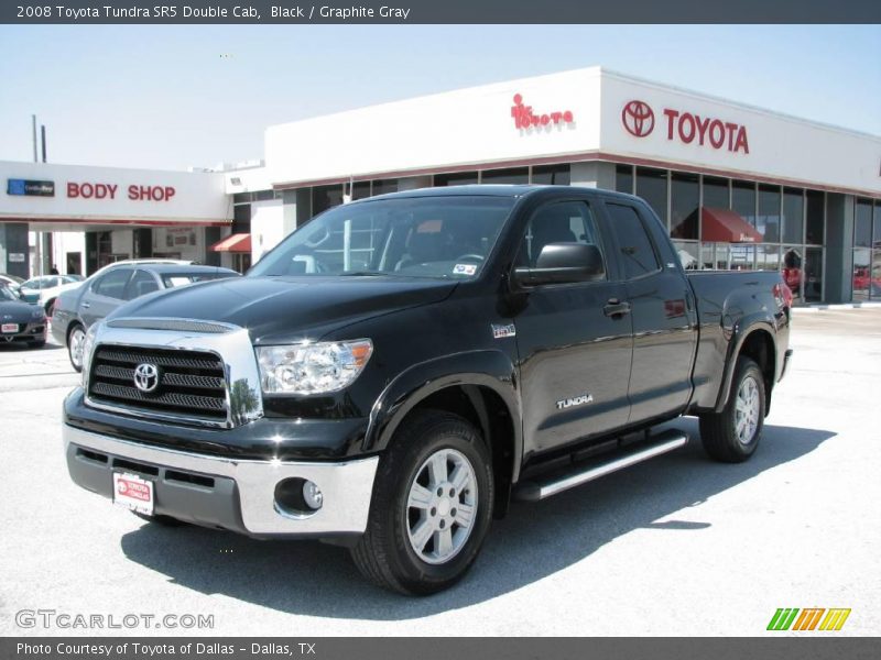 Black / Graphite Gray 2008 Toyota Tundra SR5 Double Cab