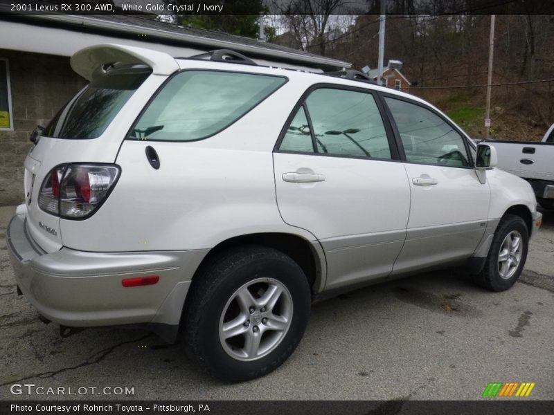 White Gold Crystal / Ivory 2001 Lexus RX 300 AWD