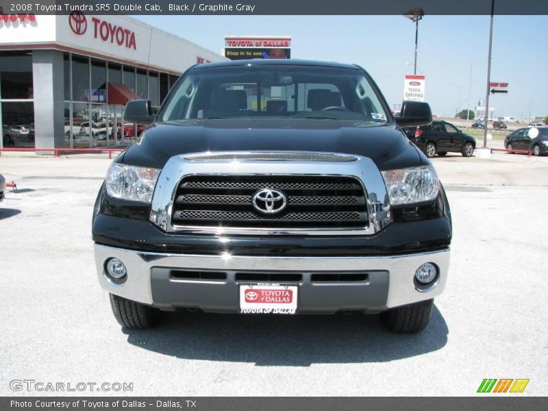 Black / Graphite Gray 2008 Toyota Tundra SR5 Double Cab