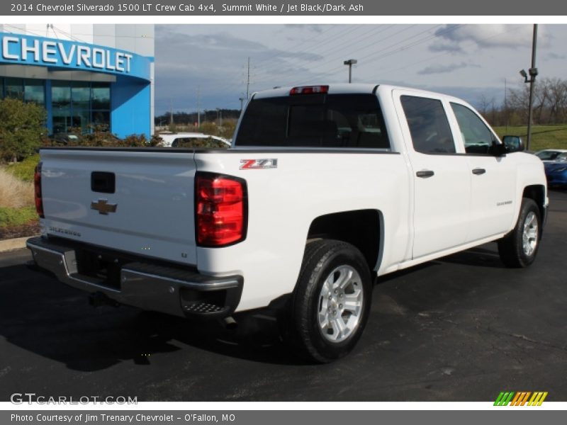 Summit White / Jet Black/Dark Ash 2014 Chevrolet Silverado 1500 LT Crew Cab 4x4