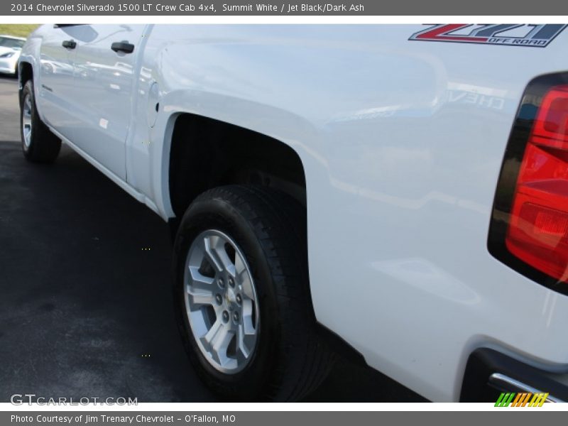 Summit White / Jet Black/Dark Ash 2014 Chevrolet Silverado 1500 LT Crew Cab 4x4
