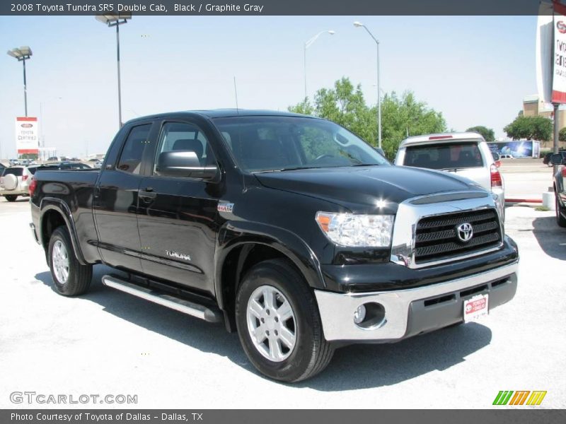 Black / Graphite Gray 2008 Toyota Tundra SR5 Double Cab