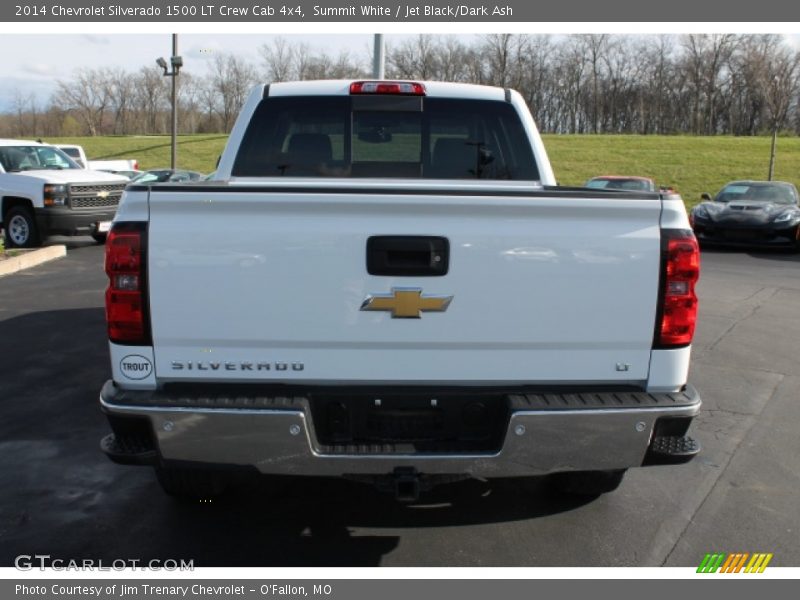 Summit White / Jet Black/Dark Ash 2014 Chevrolet Silverado 1500 LT Crew Cab 4x4