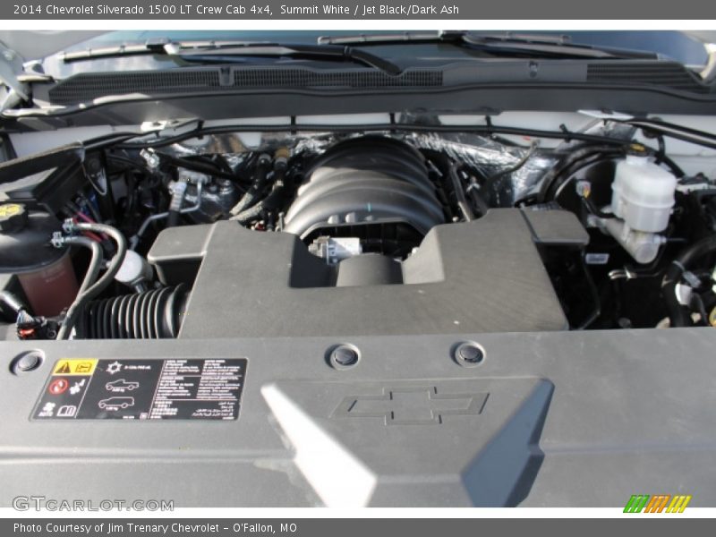 Summit White / Jet Black/Dark Ash 2014 Chevrolet Silverado 1500 LT Crew Cab 4x4