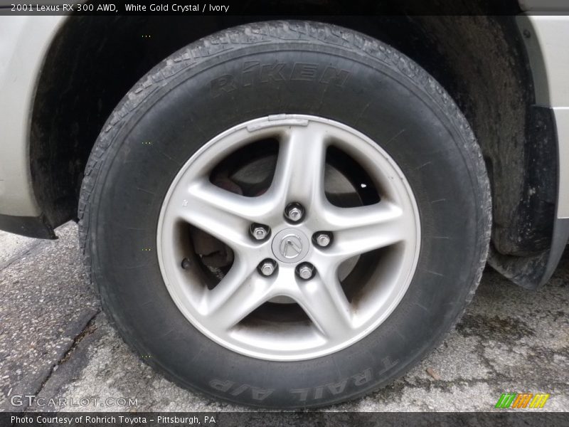 White Gold Crystal / Ivory 2001 Lexus RX 300 AWD